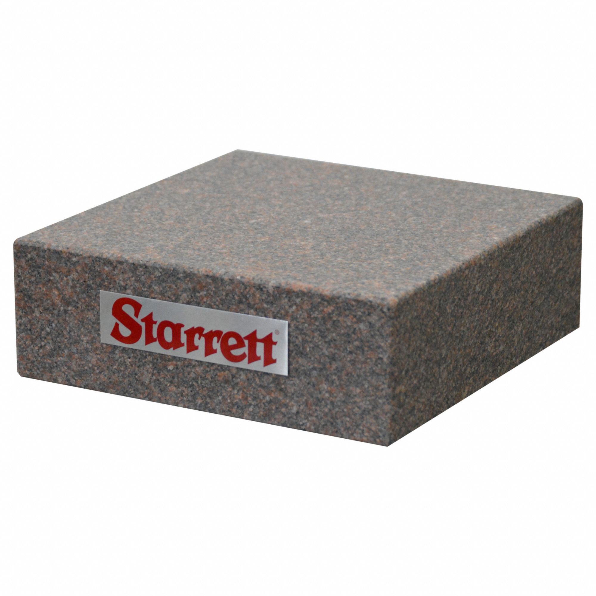 STARRETT, 24 in x 24 in/600 mm x 600 mm Surface Size, Flat Edge