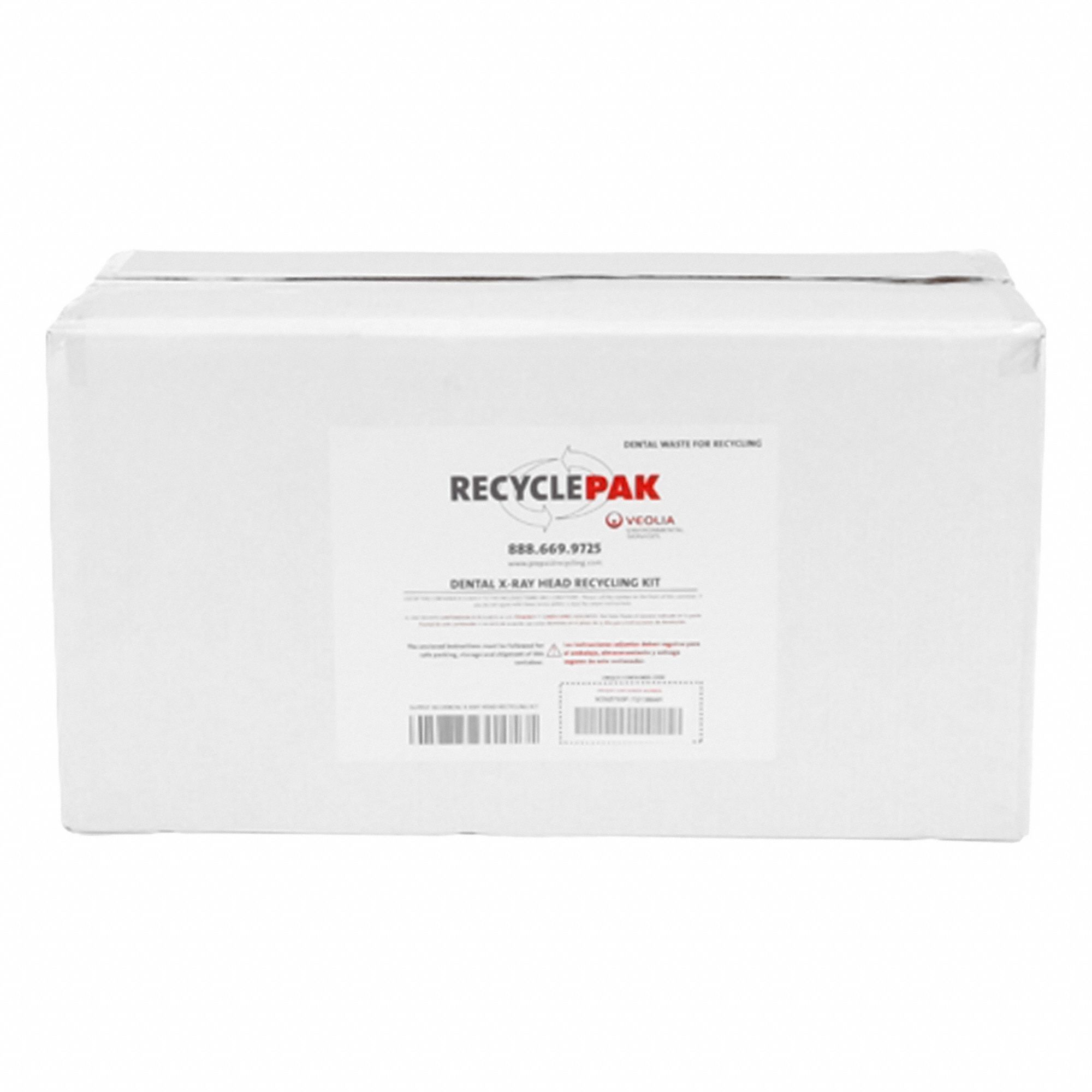 RECYCLEPAK, Dental XRay Head Recycling Kit 62NC48SUPPLY153 Grainger