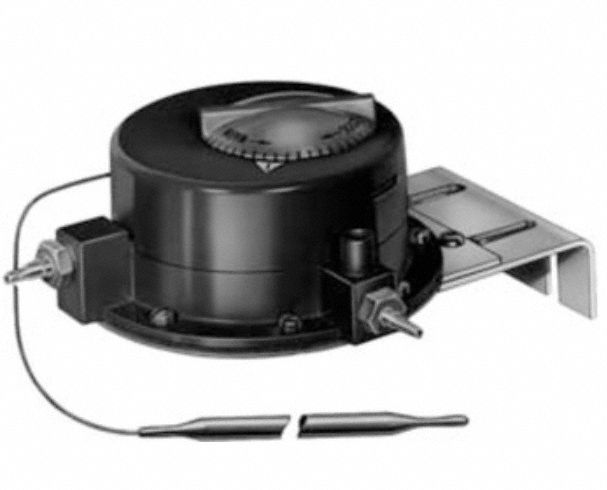 Pneumatic Thermostat: 60° to 150°F, 2 Pipes, High Volume Pipes/Air Flow Output