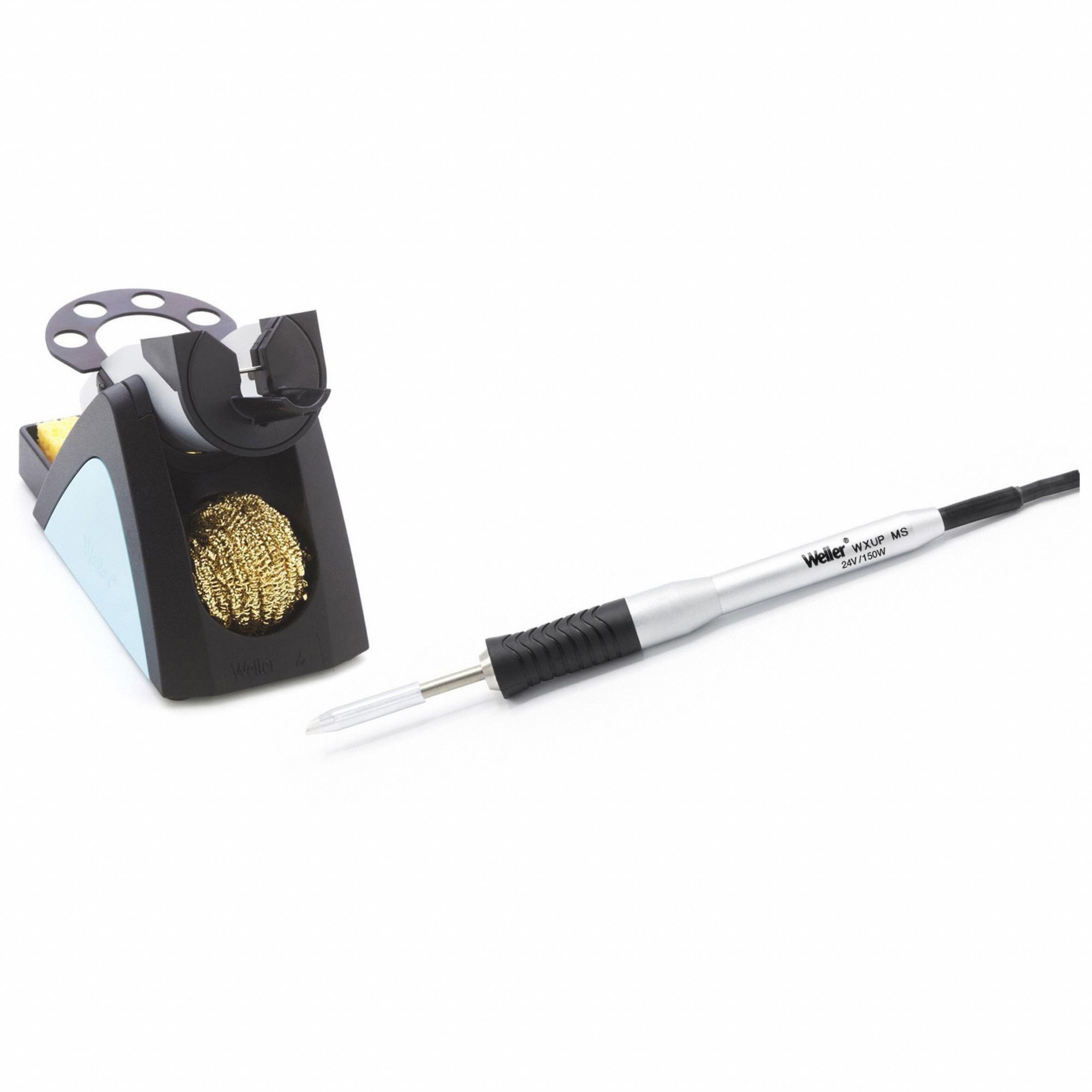 Soldering Iron Kit: 150 W, 200°F to 850°F, Chisel Tip, 0.8 mm Tip Wd, Soldering Iron Kit