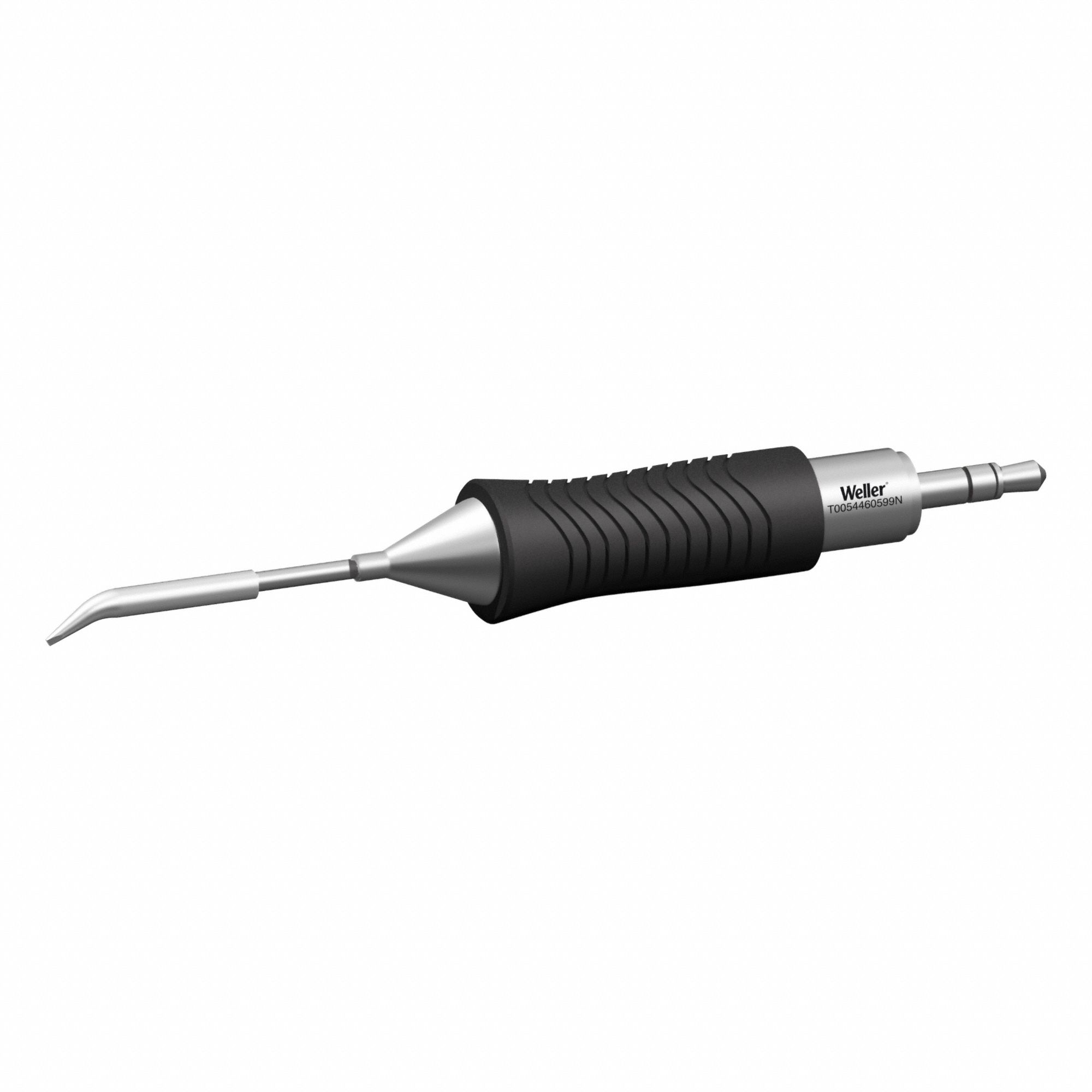 WELLER Soldering Tip: RT Series, Bent Chisel, 0.8 mm W, 24 mm Lg (MPN T0054460599N). Key specifications — attr184920: WMRP; attr184912: T0054460599N; attr184915: WELLER.