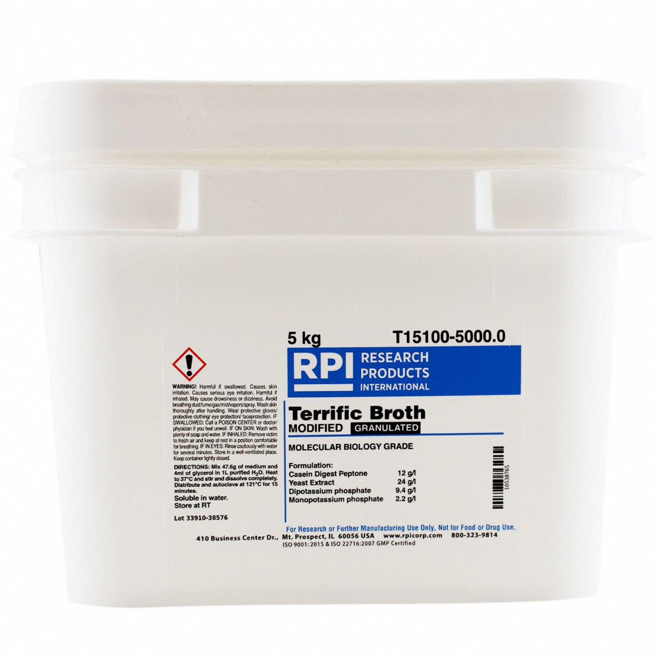 Rpi 5 Kg Container Size Granular Terrific Brothmodified 31ge05t15100 50000 Grainger 7441