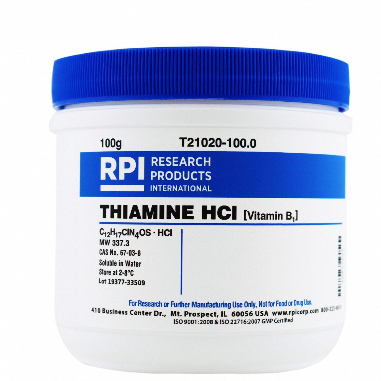 Thiamine HCl (Vitamin B1), 100g