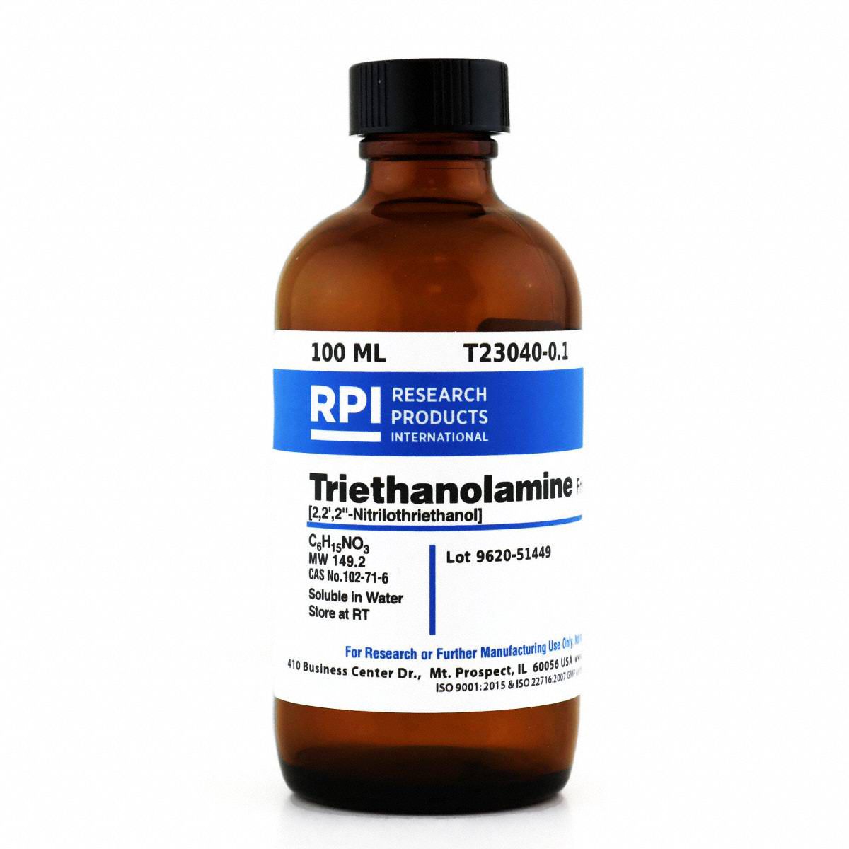 Triethanolamine, 100mL, Liquid