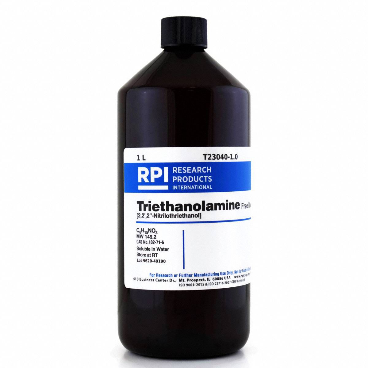 Triethanolamine, 1L, Liquid