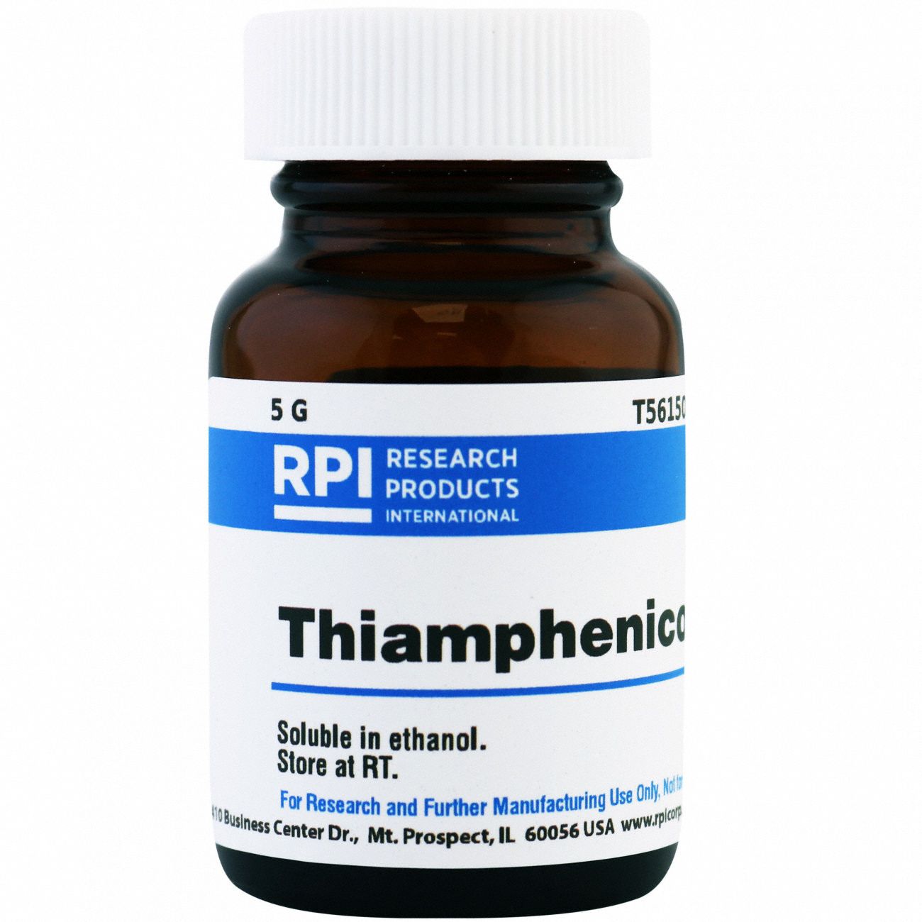 Antibiotics: 15318-45-3, 98% Purity, 5 g Volume, Crystalline Powder, Lab, C12H15Cl2NO5S, Glass