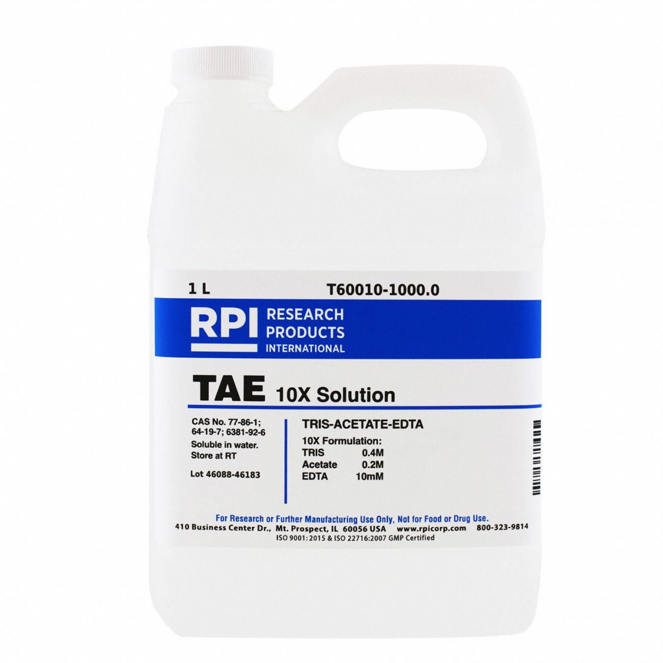 TRIS-Acetate-EDTA (TAE) 10x Solution , 1L