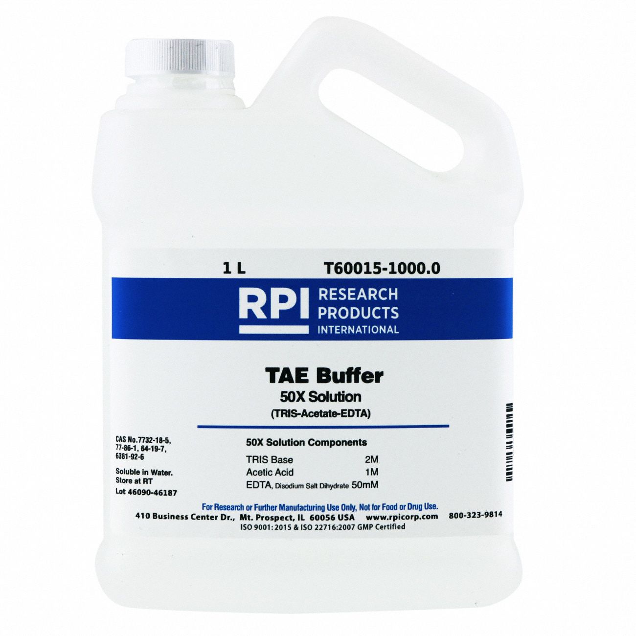 TRIS-Acetate-EDTA (TAE) 50x Solution, 1L