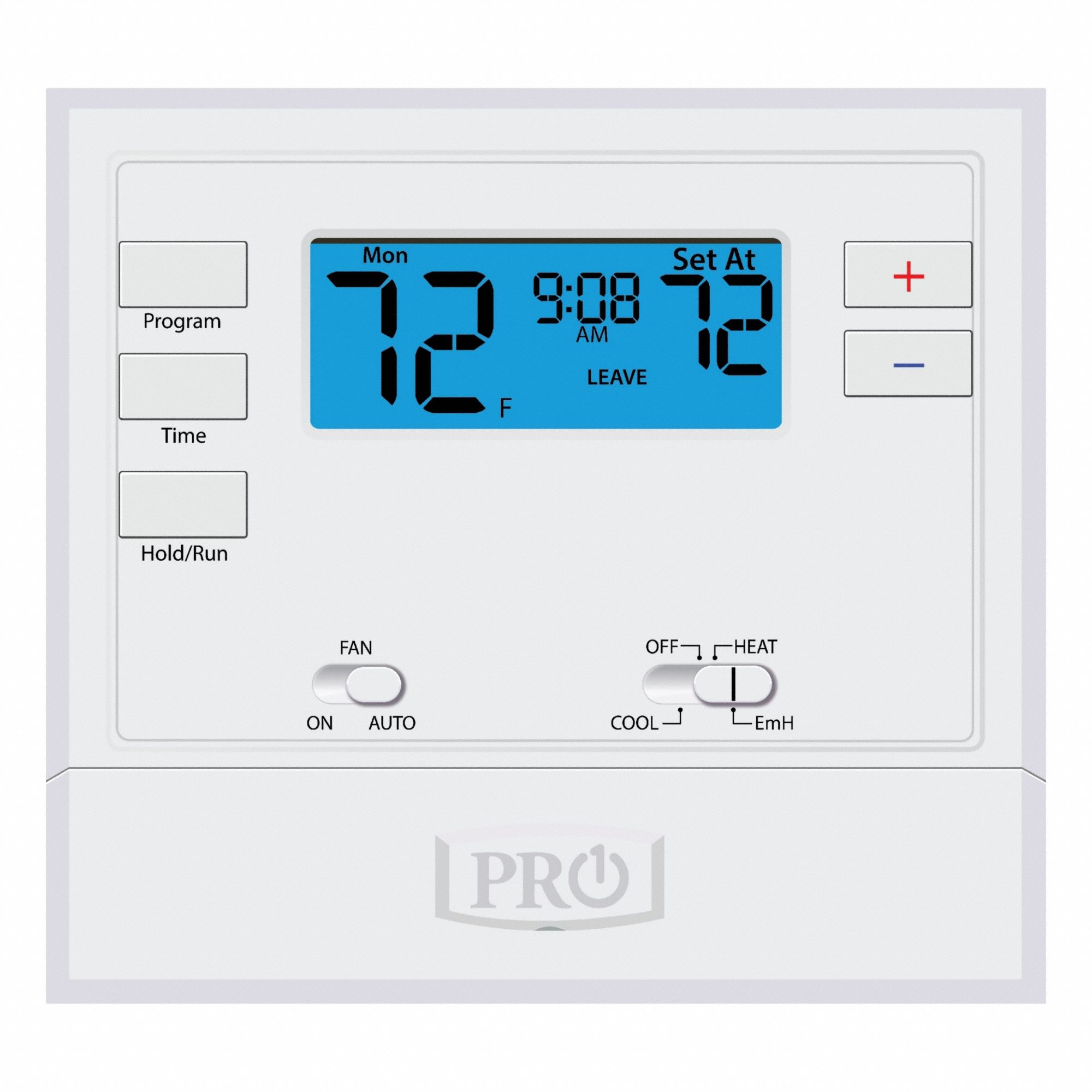 Low Voltage Thermostat: Heat and Cool, Manual, B/C/G/O/R/W2/W/E/Terminal Designations