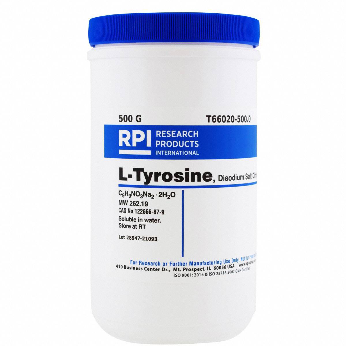 L-Tyrosine,  Disodium Salt Dihydrate, 500g
