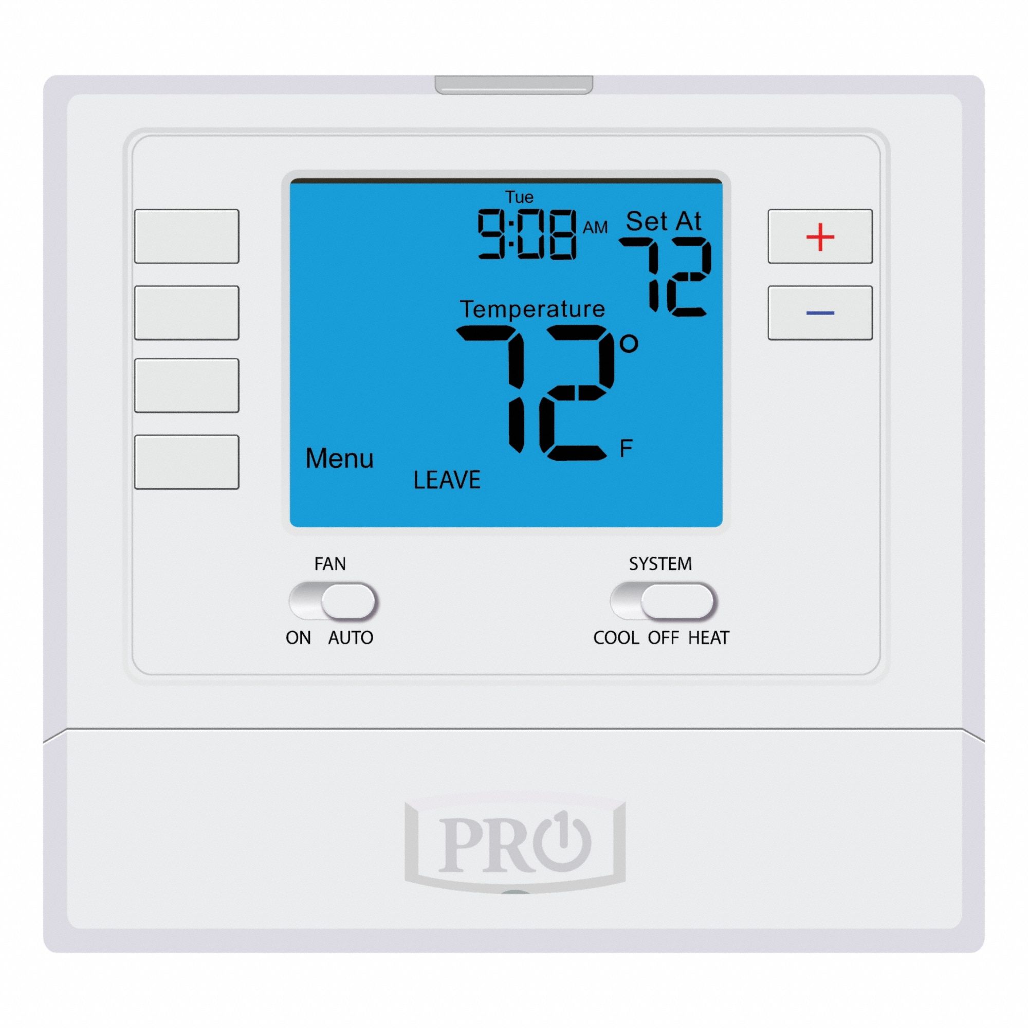 Low Voltage Thermostat: Heat and Cool, Manual, B/C/G/O/RC/RH/W/E/Terminal Designations