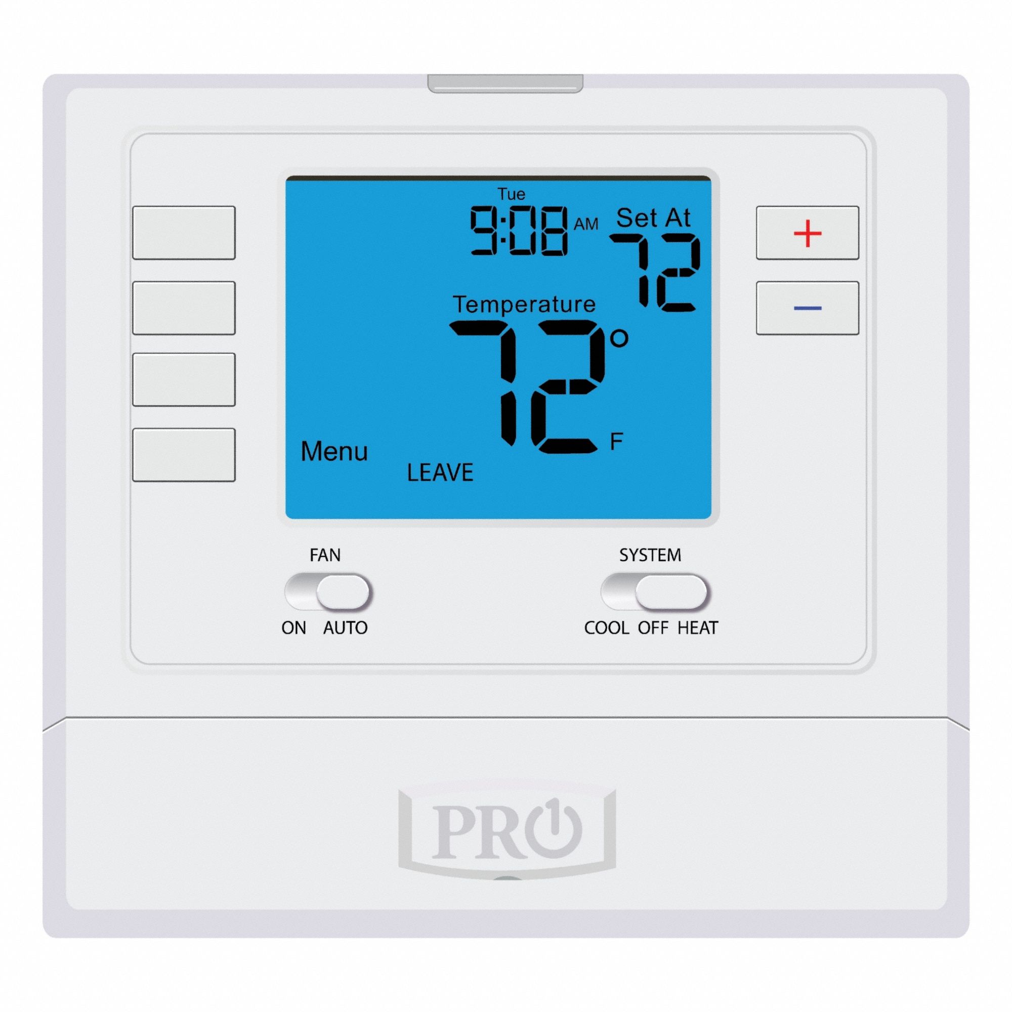 Low Voltage Thermostat: Heat and Cool, Manual, B/C/G/O/RC/RH/W/W2/Terminal Designations/Y2