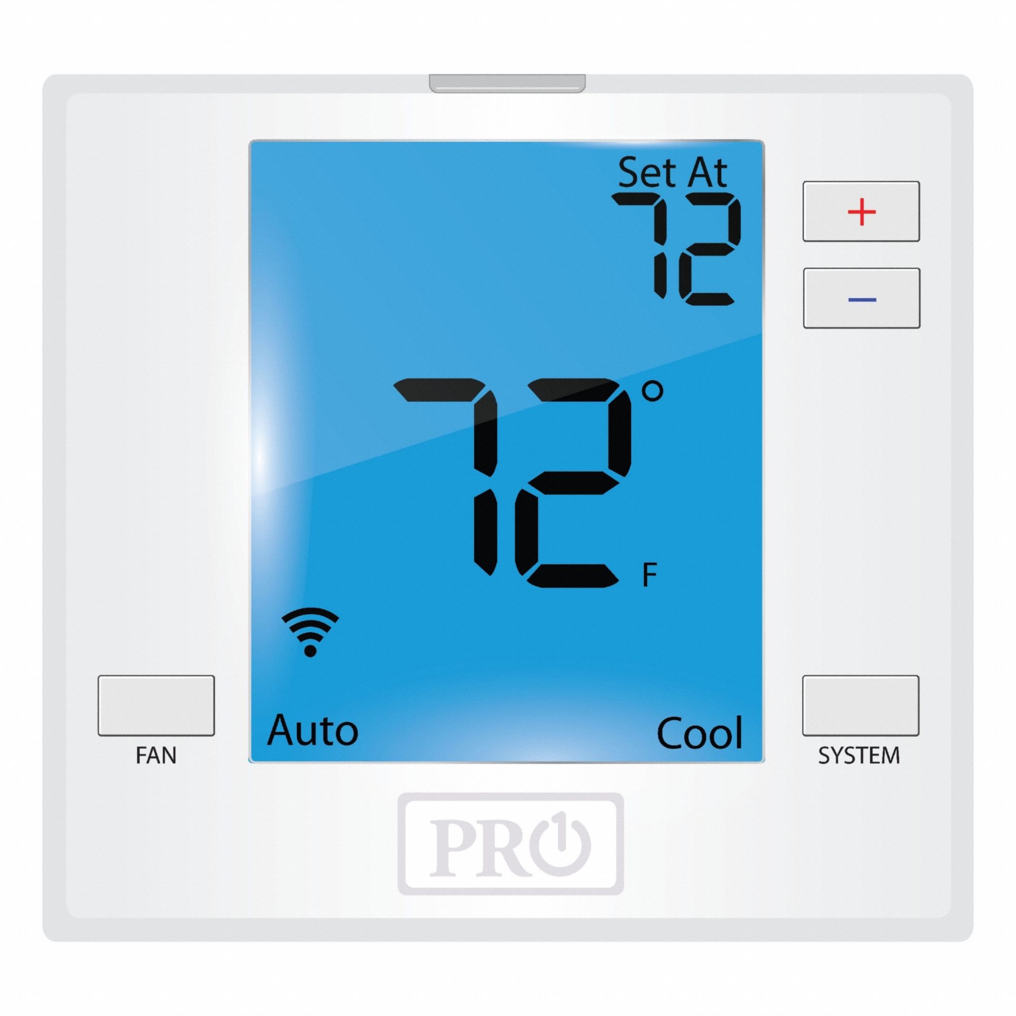 Low Voltage WiFi Thermostat: Heat and Cool, White, B/C/G/O/RC/RH/W/Terminal Designations