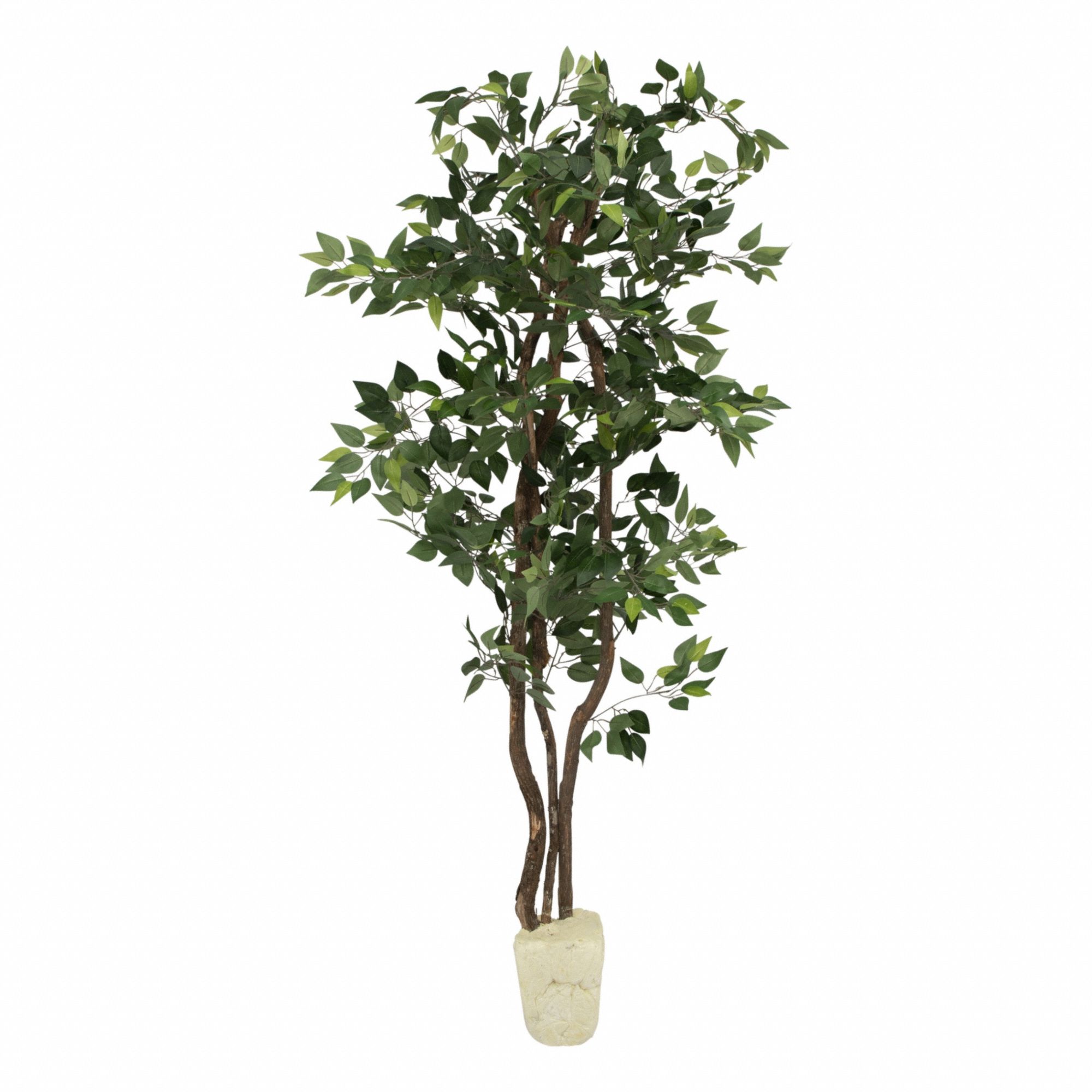 Artificial Ficus Tree 6 ft H Silk