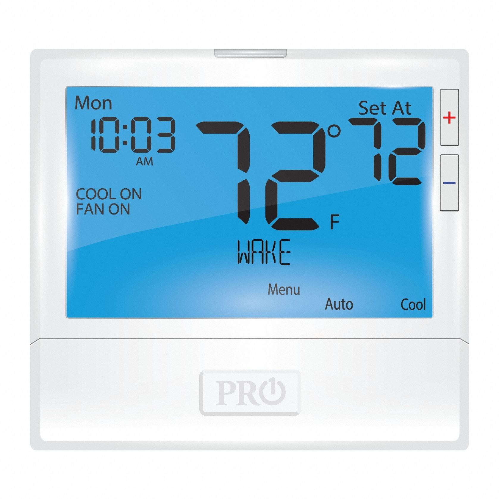 Low Voltage Thermostat: Heat and Cool, Manual, B/C/G/O/RC/RH/W/Terminal Designations