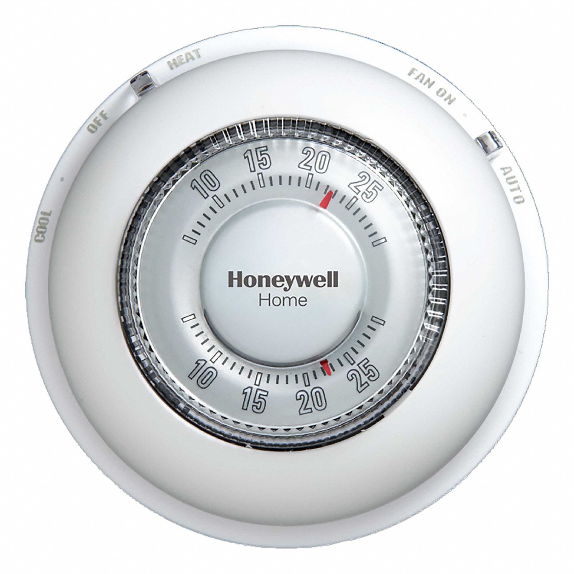 Low Volt NP Analog Tstat Heat/Cool Round