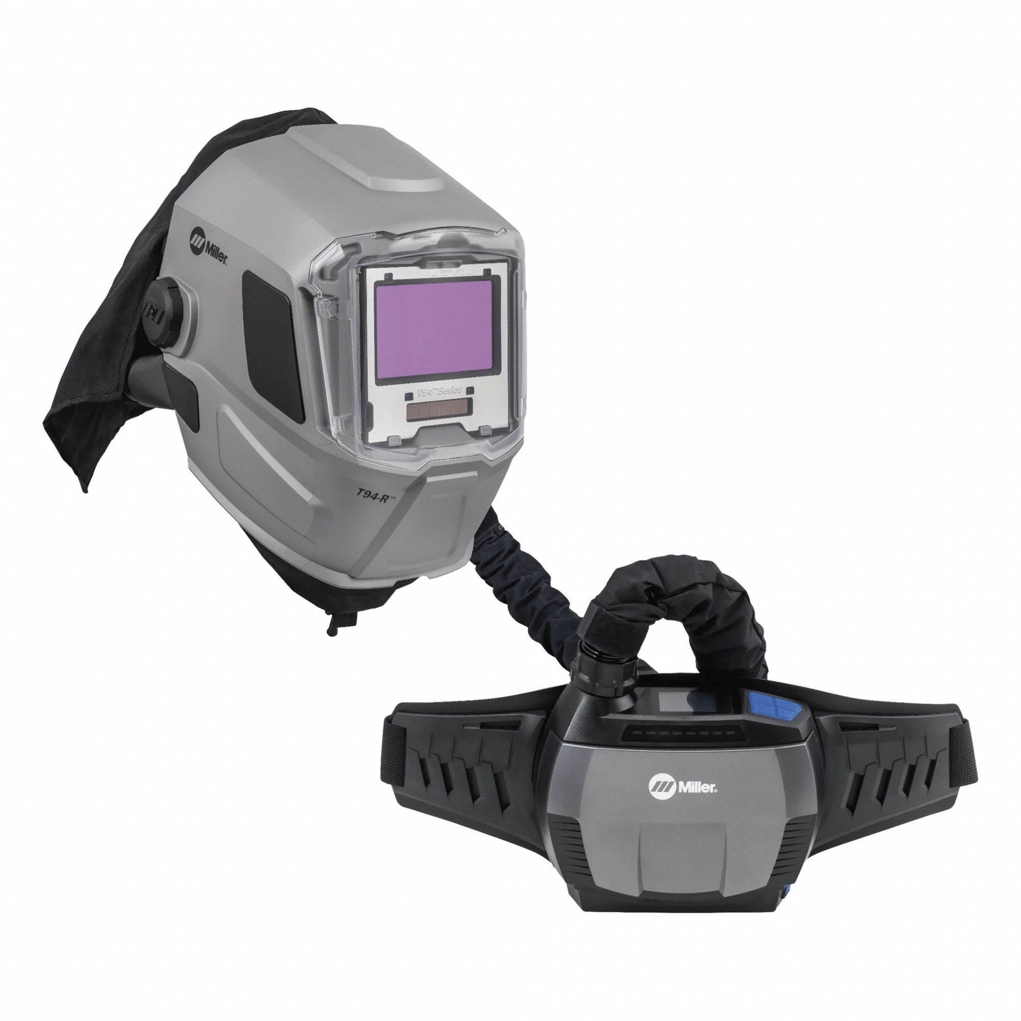 MILLER, Helmet, Belt-Mount, PAPR System - 818AA3|292753 - Grainger