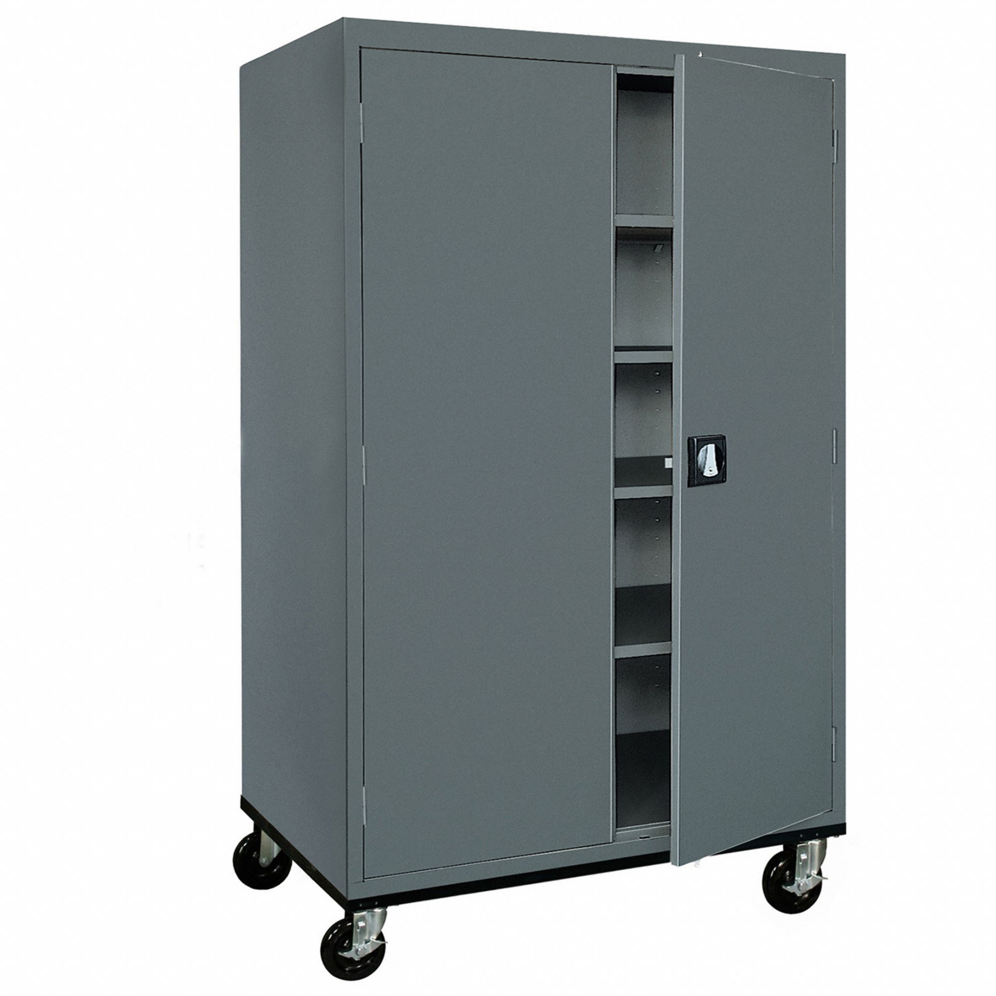 SANDUSKY, Casters, 46 in x 24 in x 78 in, Storage Cabinet - 5DCT1 ...