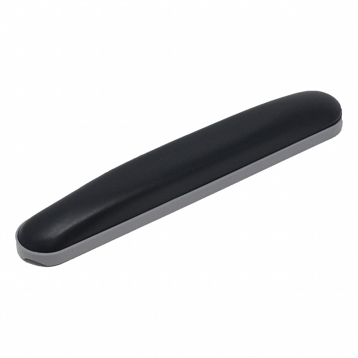 Upholstered Armrest Pad: Vinyl, 13 1/2 in Overall Lg, 13 1/2 in Overall Wd, Mounting Screws