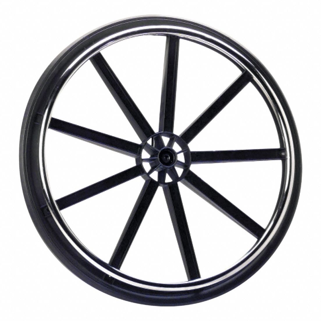 Wheel Assembly, Fits Invacare Brand, Wheel Assembly for Invacare Wheelchair 804RJ2TAGRP255060