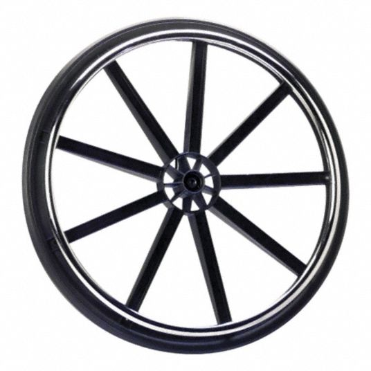INVACARE, Invacare, Polyurethane, Wheel Assembly 804RJ2TAGRP255060