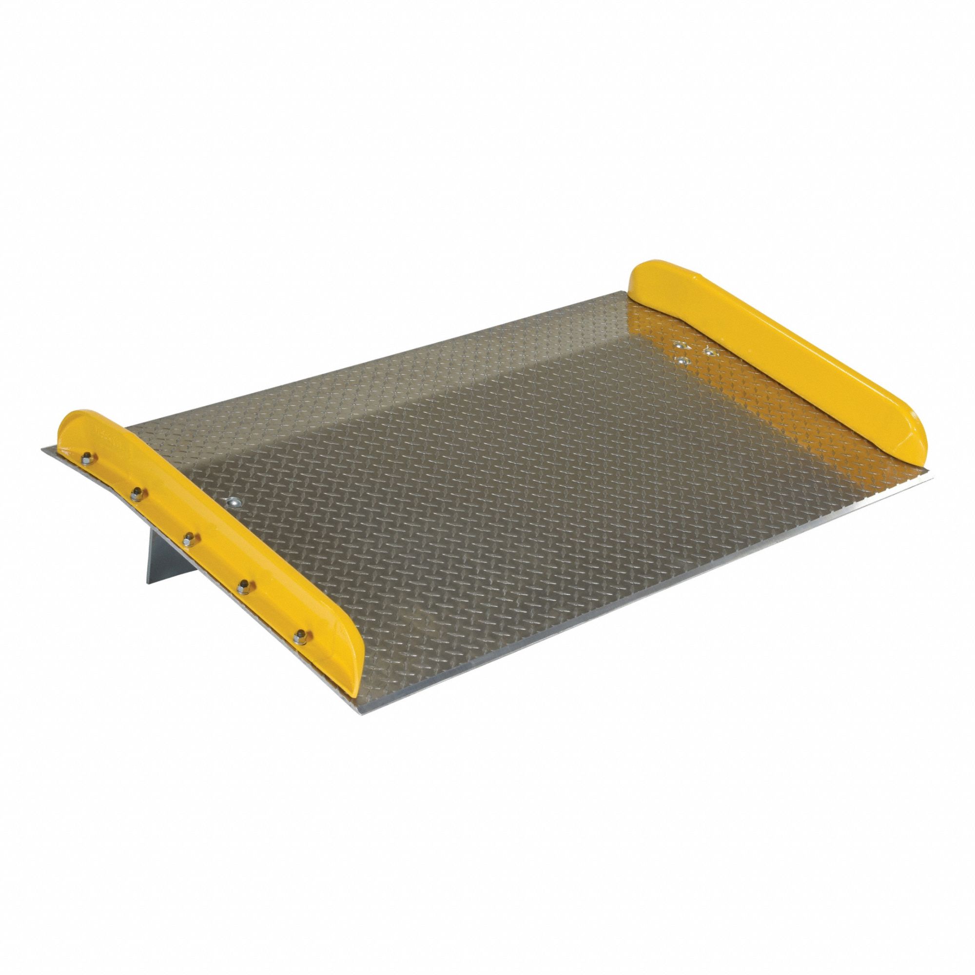 DOCK BOARD, 20,000 LB LOAD CAPACITY, 36 IN OVERALL L, 60 IN OVERALL W, DIAMOND TREADPLATE