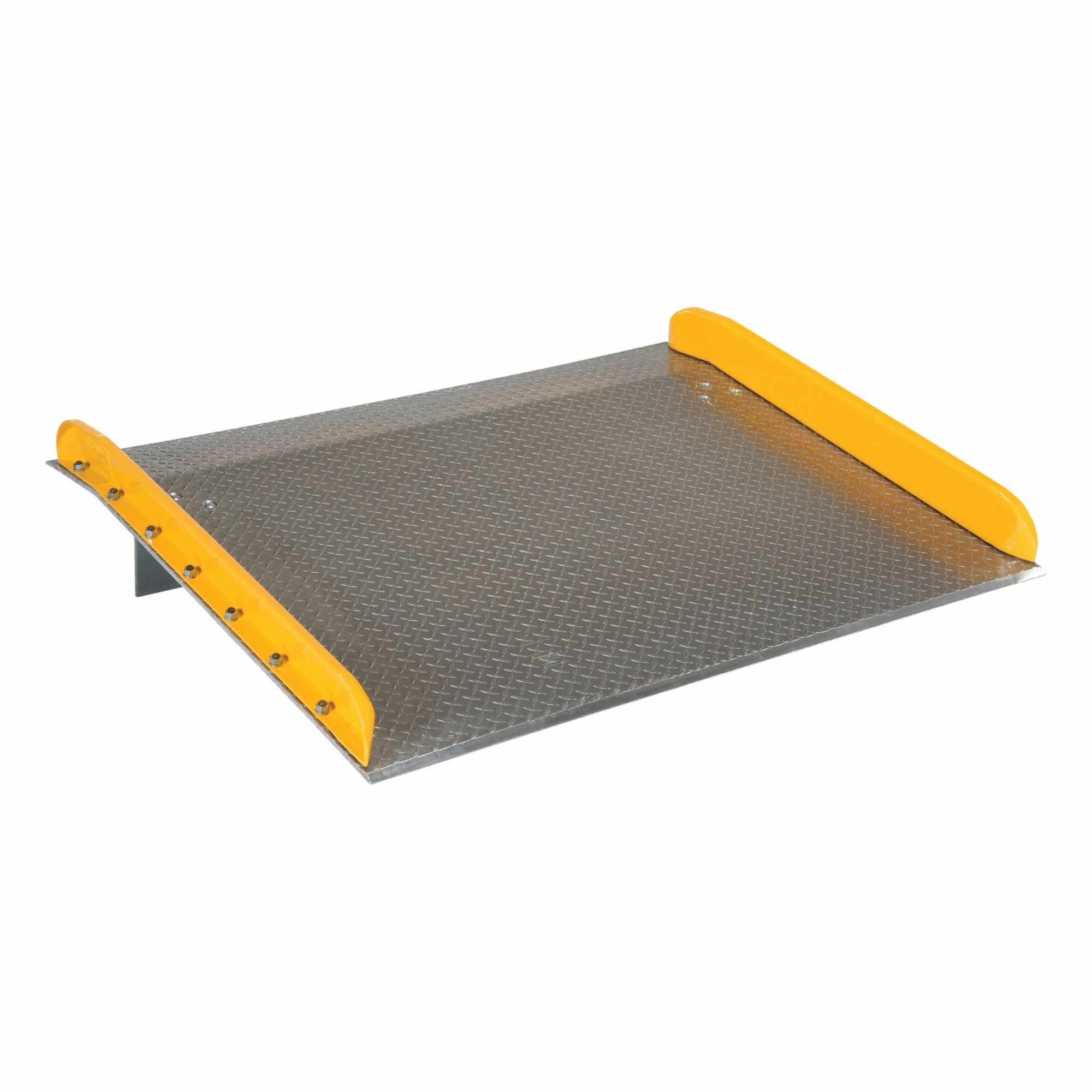 DOCK BOARD, 20,000 LB LOAD CAPACITY, 48 IN OVERALL L, 60 IN OVERALL W, DIAMOND TREADPLATE