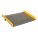 DOCK BOARD, 20,000 LB LOAD CAPACITY, 48 IN OVERALL L, 60 IN OVERALL W, DIAMOND TREADPLATE