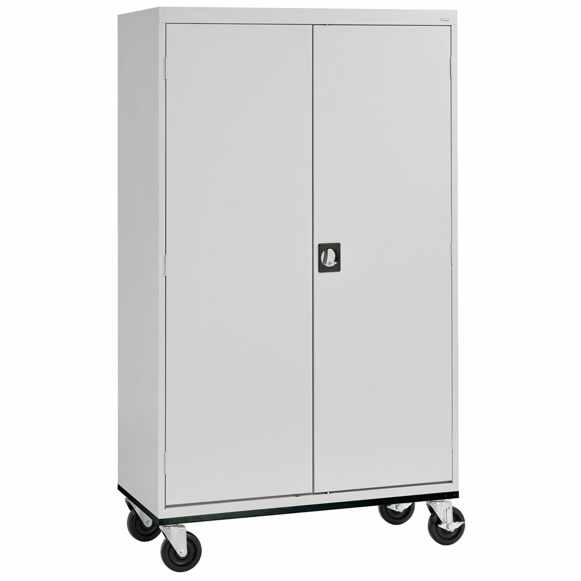 Storage Cabinet: Hanging Rods/Shelves, Full Ht (59" and Taller), 46 in Overall Wd, Solid