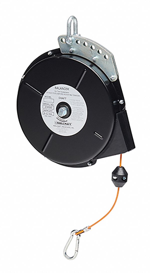 REELCRAFT, Ratchet Locking, 10 lb Max. Tool Wt, Tool Balancer 19A881