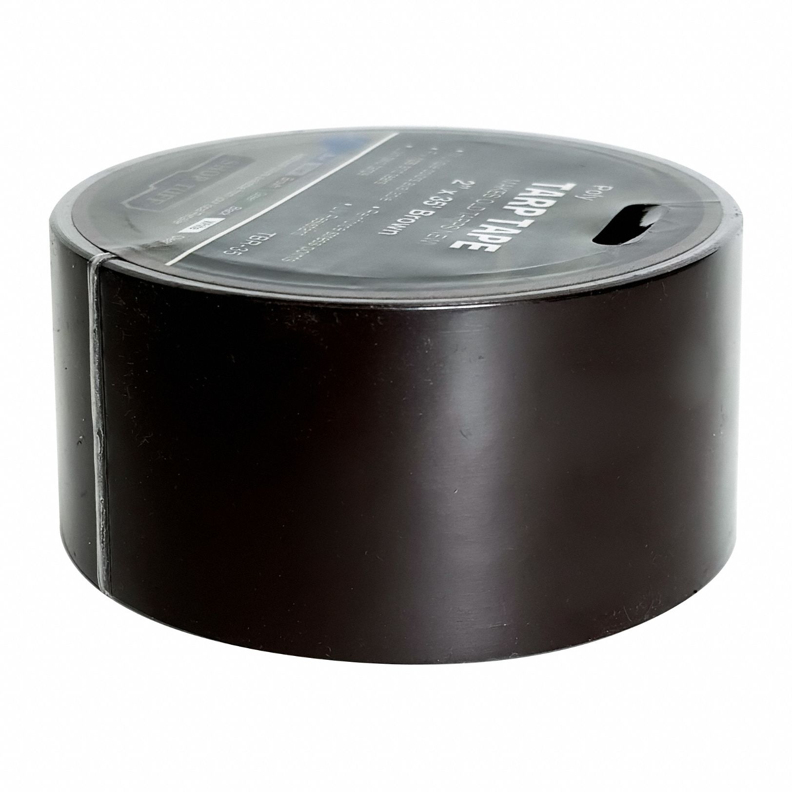 Tarp Tape: Brown, Polyurethane, 2 in Wd, 35 ft Lg