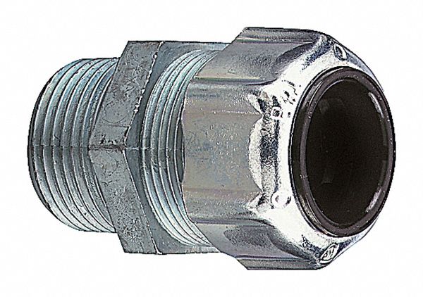 CONNECTEUR DECHARGE TRACTION, MÂLE, GRIS, DIA CORDON 0.62-0.75, 3/4 PO