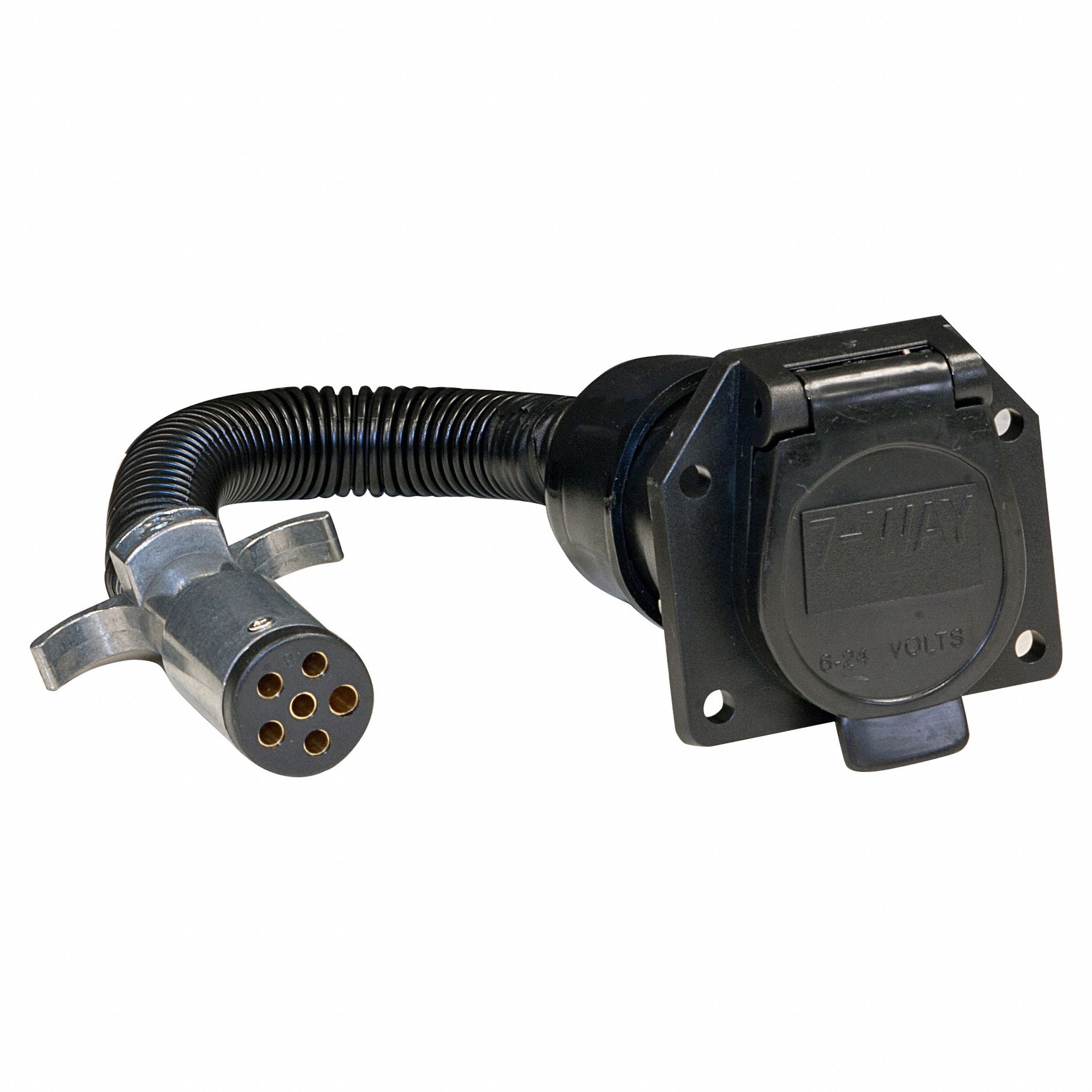 7-Way Flat Adapter Plastic