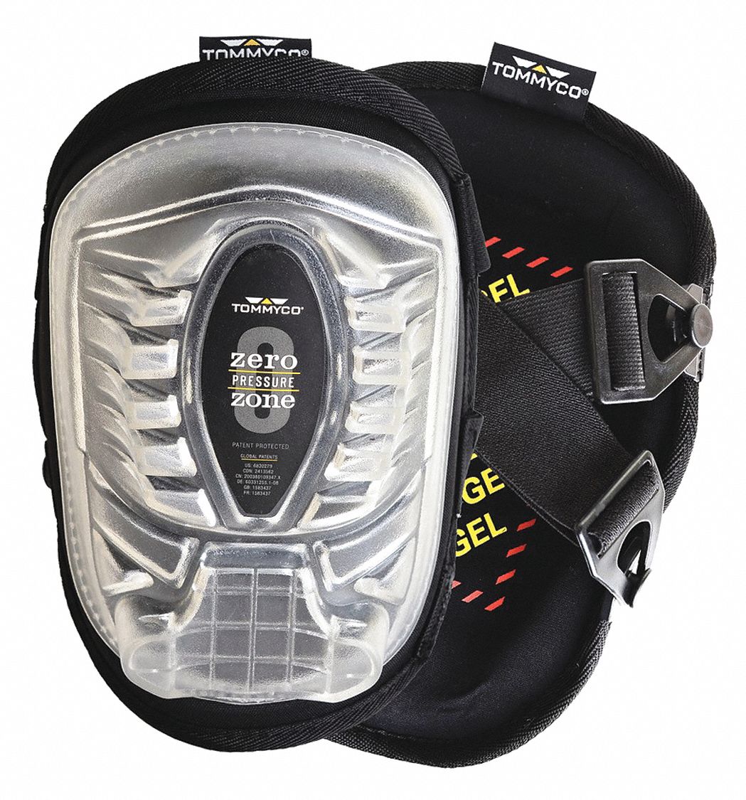 GENILLÈRES GEL-PRO,TERRAIN ACCIDENTÉ,COQUE DURE,2 SANGLES,BOUTON / CLIP,TLE UNVRSLLE,NR