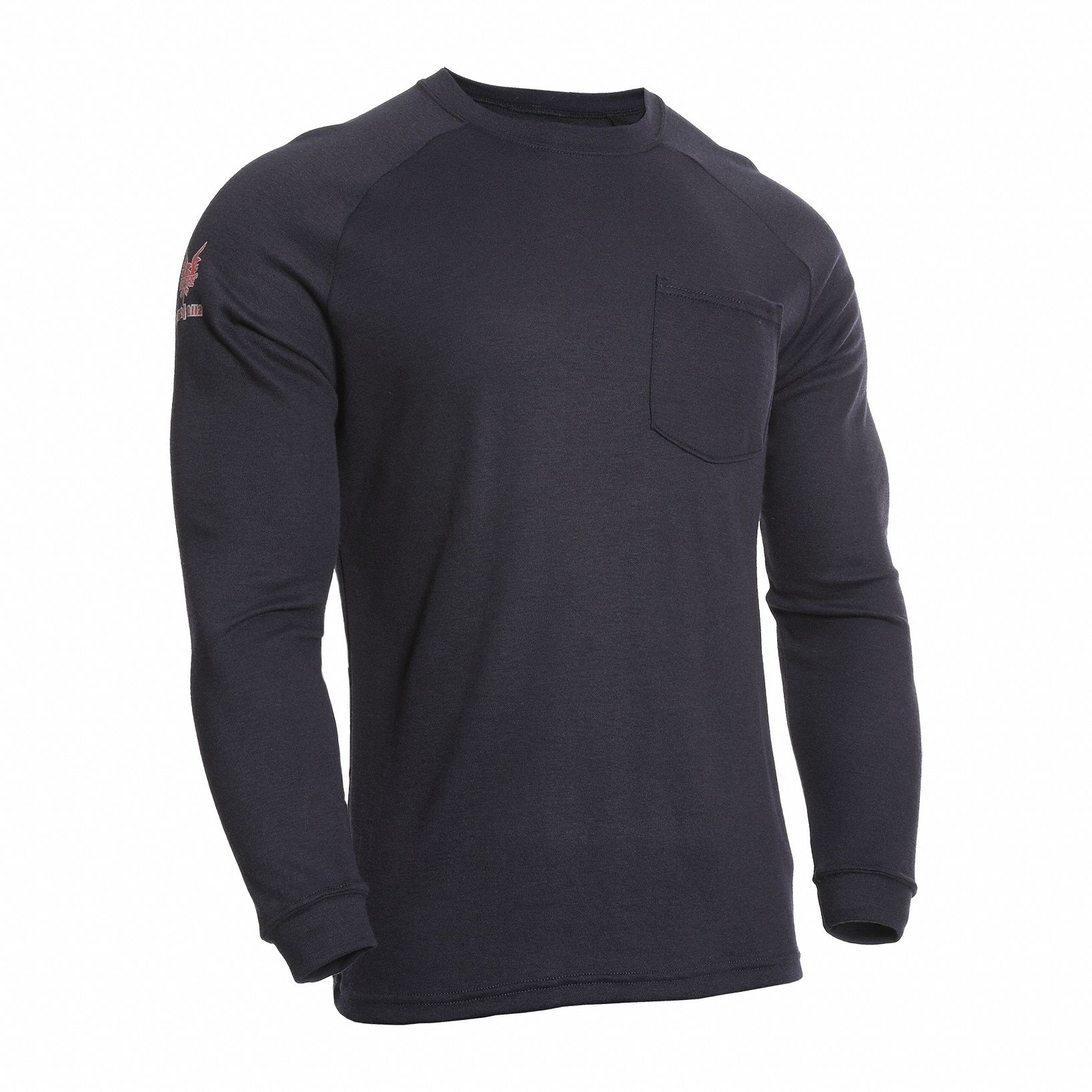 Flame-Resistant Shirt: 12 cal/sq cm ATPV, Unisex, Regular, 2X, Long, Navy