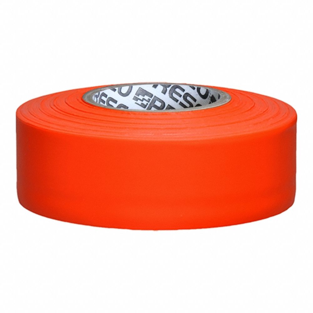 FLAGGING TAPE,VINYL,1 3/16 IN ROLL W