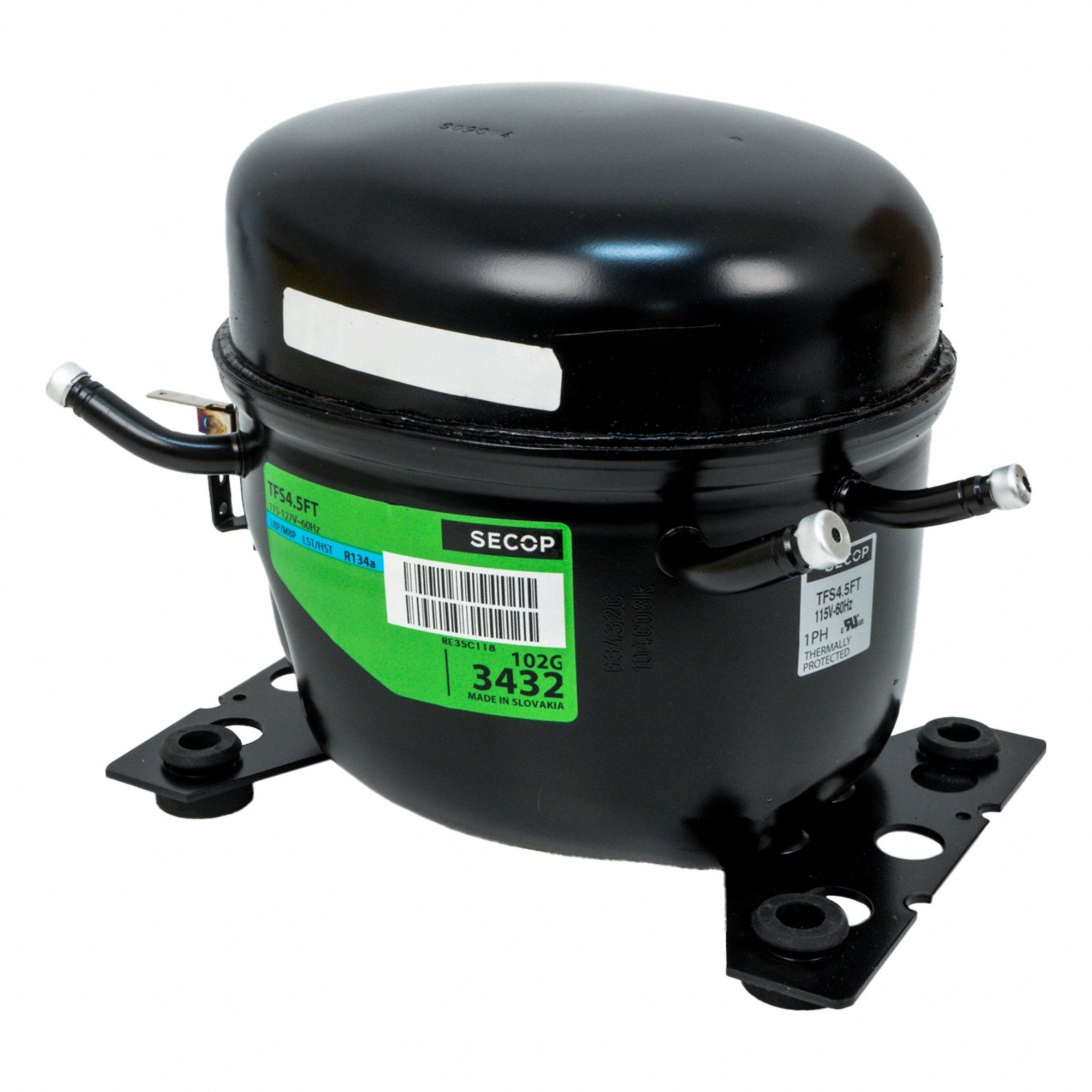 Compressor: Reciprocating, BtuH