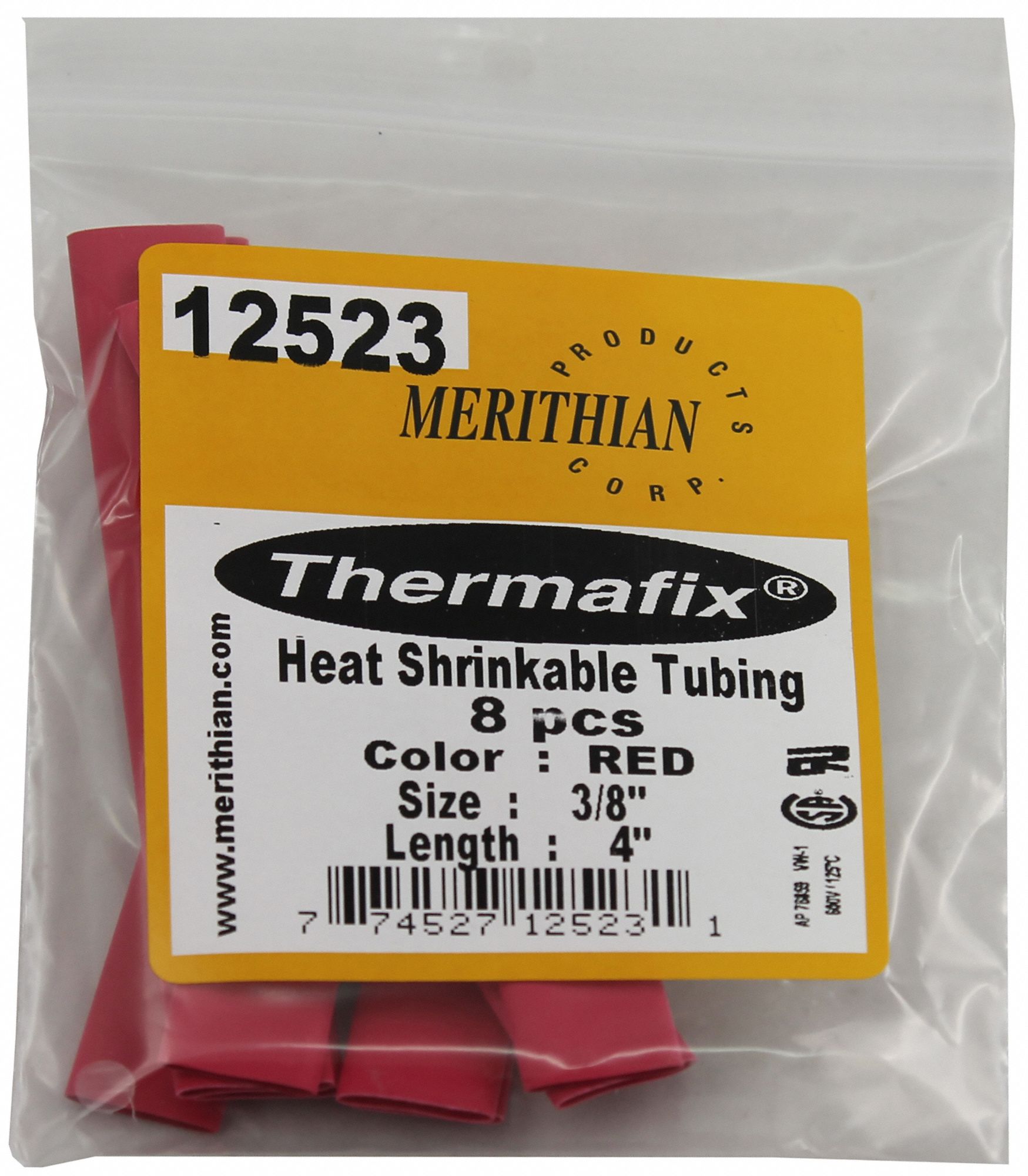 HEAT SHRINK TUBING, POLYOLEFIN, BLACK, 2:1 SHRINK RATIO, 0.375 IN ID BEFORE SHRINKING