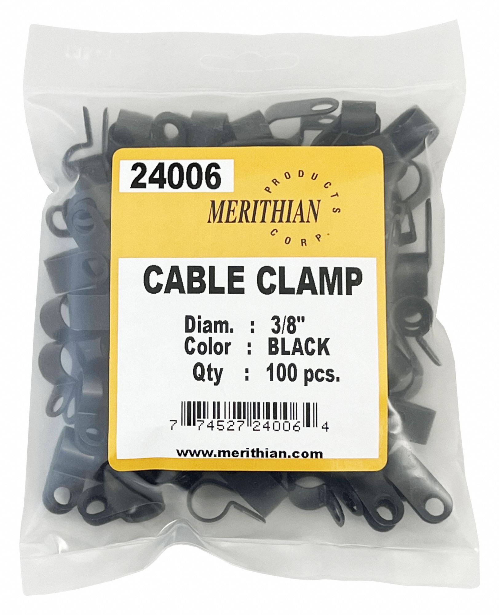 SERRE CABLE NYL 3/8 PO 100/PQT