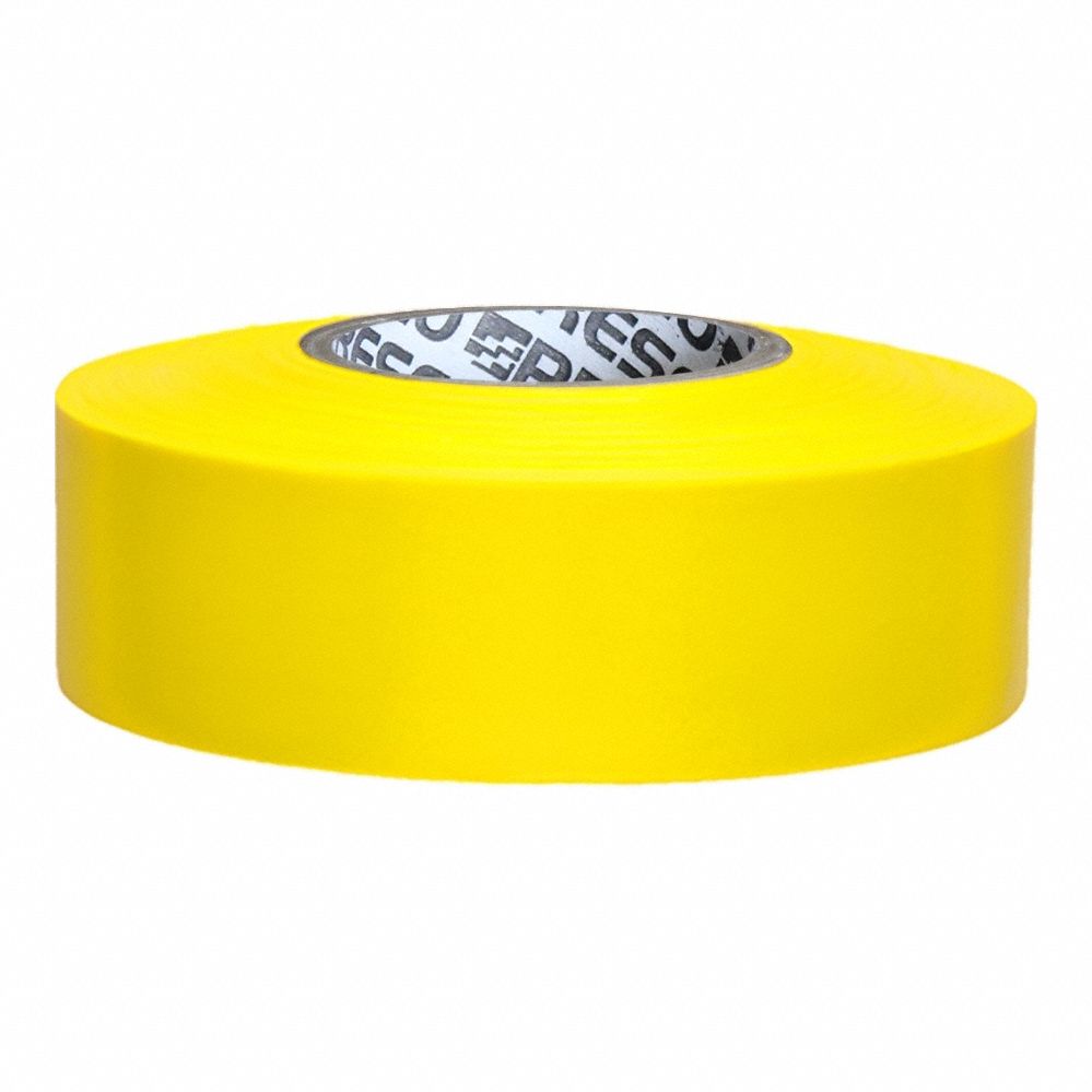 FLAGGING TAPE,VINYL,1 3/16 IN ROLL W