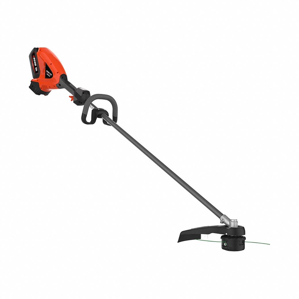 Battery-Powered String Trimmer Kit: 14 to 16 in Cutting Wd, Straight Shaft, 59 in Shaft Lg