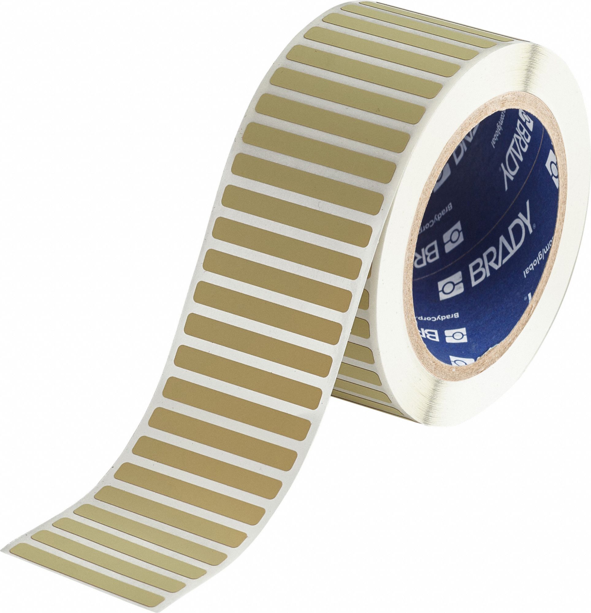 Polyimide Labels, Matte Amber,  Ultra Heat