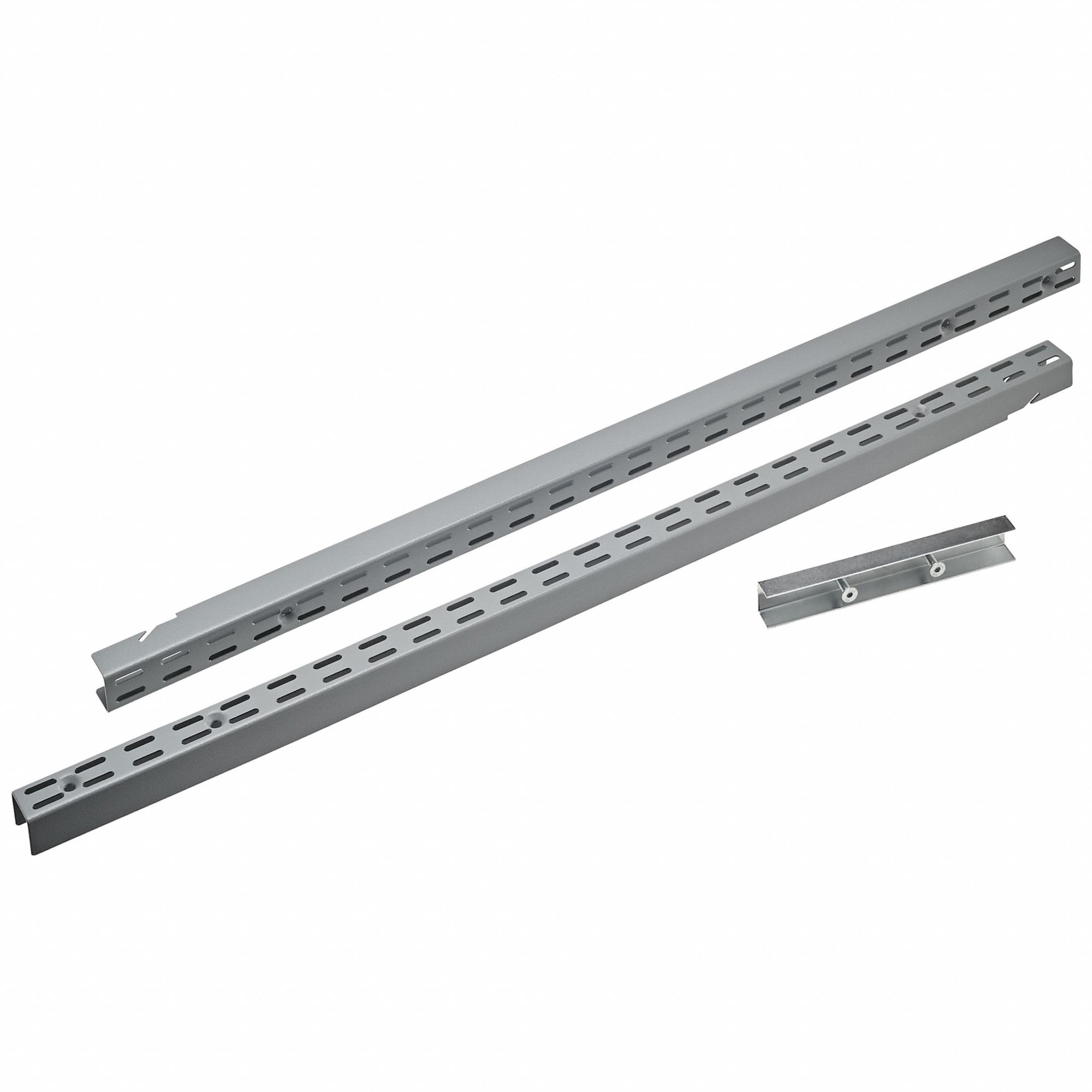 VERTICAL HANG RAIL, GREY, 1 1/4 X 63 X 1 1/4 IN, EPOXY/STEEL