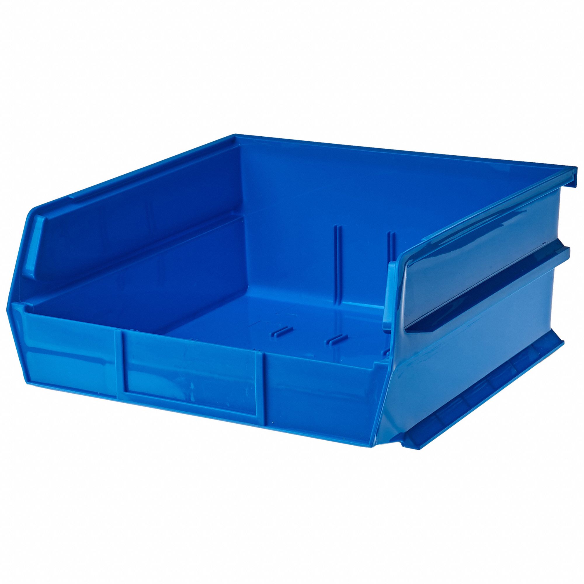 HANG/STACK BIN,BLUE,55 LB CAPACITY,PK6