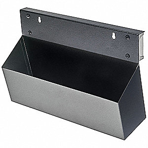 TOOL HOLDER, MAGNETIC, TRAY/BOX, BLACK, 12 X 3 1/2 X 5 IN, EARTH MAGNET