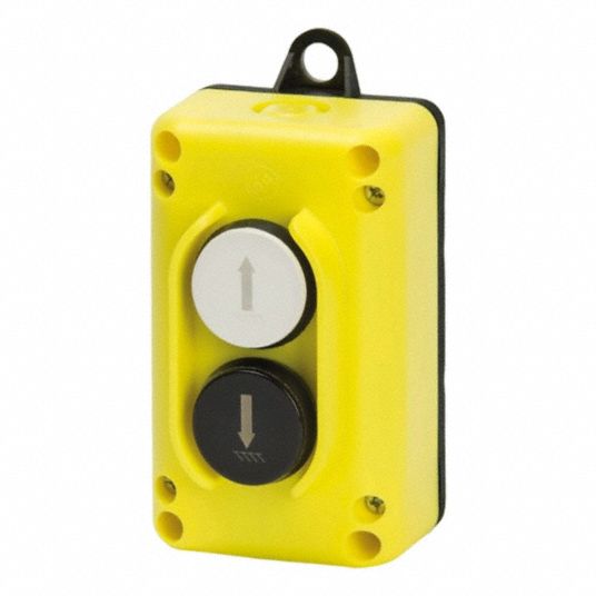 GIOVENZANA, (2) Push Buttons, 2NO, Pendant Control Station - 808CG4 ...