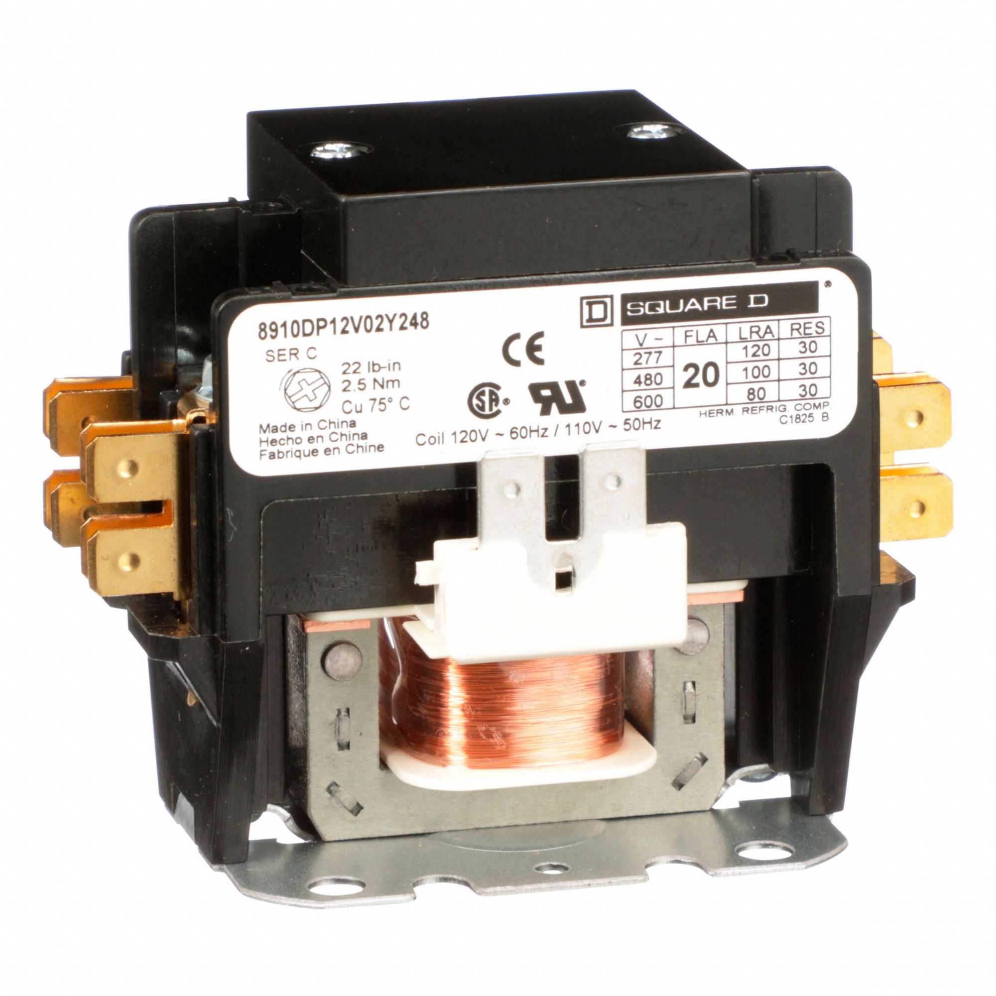 U。a d01*2 YAV28L2TC14FX, Cu Compression, 2-Hole, 1/4