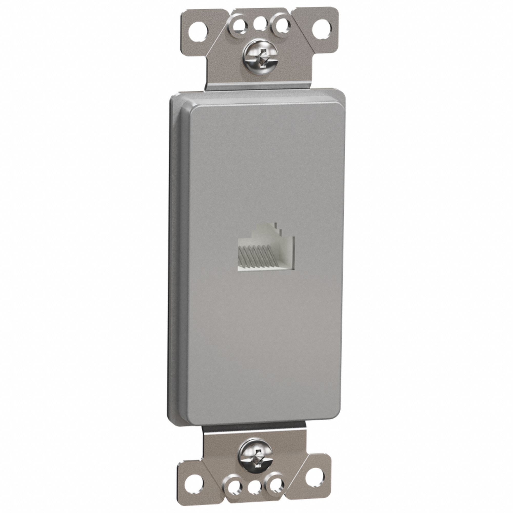 WALL PLATE,4 1/16 IN L,GRAY