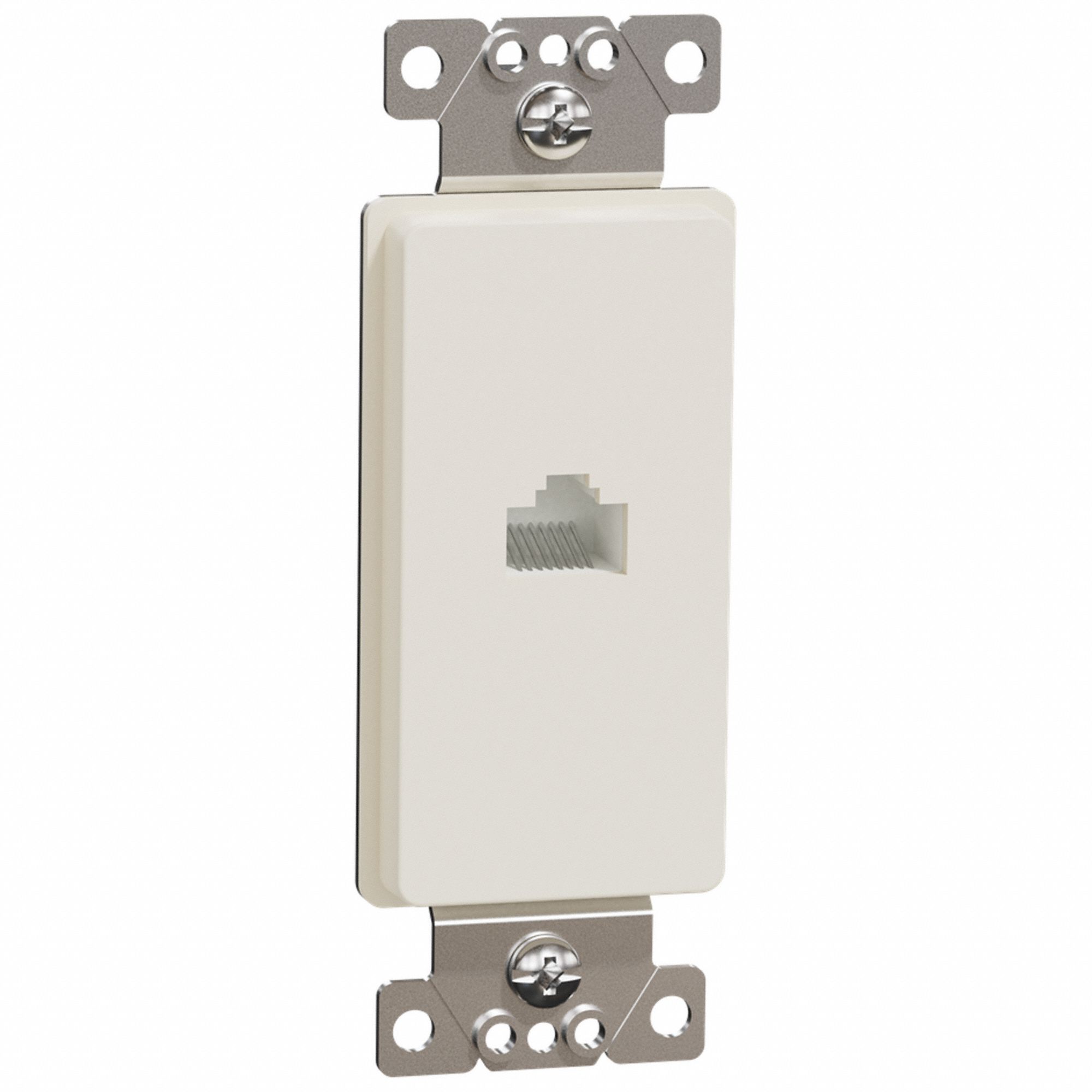 WALL PLATE,4 1/16 IN L,LIGHT ALMOND