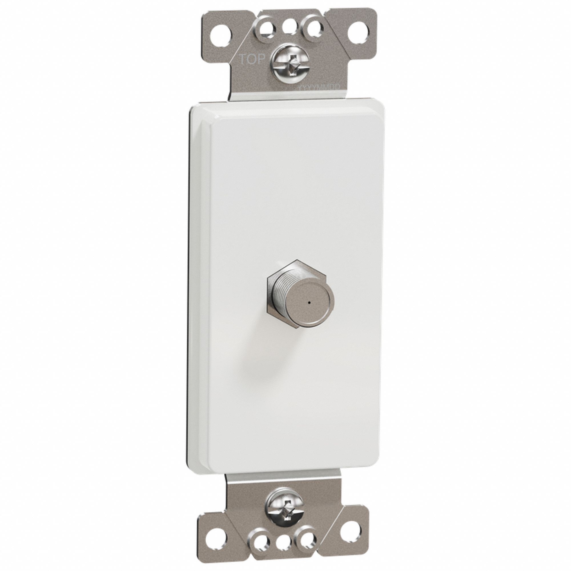 WALL PLATE,4 1/16 IN L,WHITE